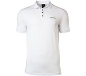 A|X ARMANI EXCHANGE Camisa de Polo para Hombre - Letra, Ajuste fino, Algodón Stretch