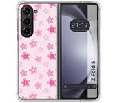 Funda Silicona para Samsung Galaxy Z Fold 5 5G diseño Flores Dibujos