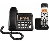 Teléfono Inalámbrico AEG S110 Combo + Supletorio - Fácil Visión y Escucha