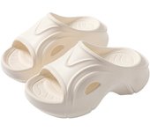 Women High Heeled Slippers Fashion Outdoor Flip Flops Summer Thick Sole Slides EVA Sandals