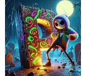 Disney Cartoon Diamond Embroidery The Nightmare Before Christmas Painting Jack Skellington Mosaic 26 Letters Moon Home Decor