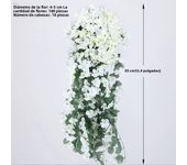 80cm Artificial Flowers Hanging Rose Vine Home Wedding Party Balcony Decor Outdoor DIY Garland Artificial Plants Fake Flower