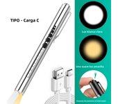 USB Rechargeable Medical Handy Pen Light Mini Nursing Flashlight LED Torch Lamp With Stainless Steel Clip Pocket Led Flashlight