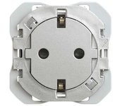 SIMON 270 | Base de enchufe Clean schuko aluminio 20000434-093