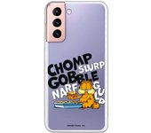 Funda original compatible con Samsung Galaxy S21 - S30 - Garfield Lasagna