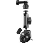 TELESIN Cycling Motorcycle Clip Quick Release Magic Arm 360° Aluminum Alloy Super Clamp For Camera GoPro Action Camera