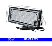 Led UV Floodlight 110V 220V 50W 100W Party Light 395nm 400nm IP65 Waterproof Ultraviolet Fluorescent Stage Lamp with US/EU Plug