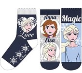 Pack 3 Calcetines Azules Frozen II 27/30 - Calcetines Niño