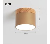 Household ceiling lamp entrance bay window balcony aisle corridor solid wood ceiling lamp ceiling LED surface mounted downlight