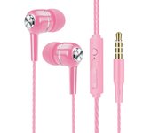 3.5mm Wired Headphones Noise Canceling In-Ear Sports Earphone Dual Driver Bass Stereo Gaming Headset HiFi Music Earbuds With Mic