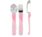 Twistshake Set Cubiertos +12M Rosa