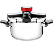 Olla a Presión Super Rápida 8 litros , Válvulas de seguridad, valido para todo tipo de cocina, Full inducción acero 18/10