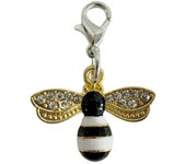 2 laveros para Coche, lavero de Abeja con diamantes, para Bolso Colgante, mochila, GIFT para mochipa, Colgante de aleación para decorar laveros.