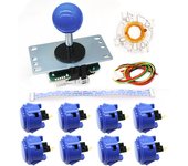 Jp Original Sanwa 8YT Joystick Obsf 30 Push Button Octagonal Restrictor Zero Delay Neo Geo Coin Pusher Arcade Game Machine Diy
