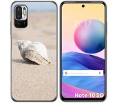 Tumundosmartphone Funda Gel Tpu para Xiaomi Redmi Note 10 5G / POCO M3 PRO 5G diseño Concha Dibujos