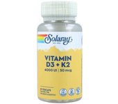 Solaray D3+k2 Mk7 60v Cápsula