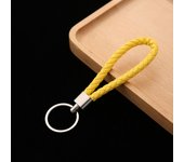 3pcs/set Premium PU Leather Braided Wristlet Keychain: The Perfect Accessory for Men and Women!