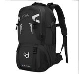 Ociodual Mochila Senderismo 40L Negra Ligera Impermeable Mochila Viaje Supervivencia Plegable Mochila Mujer Camping Mochila Hombre Trekking Montaña Mochilas Marcha Nórdica Deporte