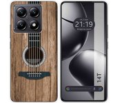 Tumundosmartphone Funda Silicona para Xiaomi 14T 5G diseño Madera 11 Dibujos