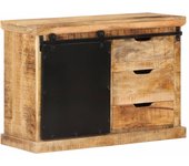 vidaXL Aparador de madera maciza de mango sin tratar 80x30x55 cm