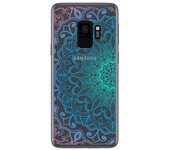 Tumundosmartphone Funda Gel Transparente para Samsung Galaxy S9 Diseño Mandala Dibujos