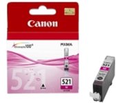 Cartucho tinta canon cli 521m magenta 9ml pixma 3600 - 4600 - 4700 - mp540 - 550 - 560 - 620 - 630 - 640 - 980 - mx860 - 870