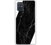 Funda compatible con Samsung Galaxy A71 - Fondo marmol negro