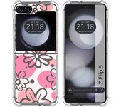 Funda Silicona Antigolpes para Samsung Galaxy Z Flip 5 5G diseño Flores 09 Dibujos