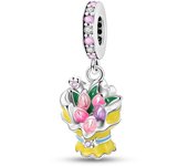 925 Sterling Silver Sunflower Leopard Golden Series Charms Beads Pendant Fit Original Wear Bracelets S925 DIY Jewelry Gifts
