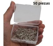 50/100pcs/box Sea Snap Hooks for Fishing Stainless Steel Fishing Swivels Fishing Hook Line Connector 00/0/1/2/3/4# Snap Clips