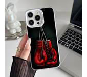 Epc Strong Boxing Gloves Sport Phone Case IMD Phone Case For IPhone 16 15 14 13 12 11 Pro Max Plus Color Silver Cover