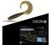 Goture 10pcs/set Soft Fishing Lure 6cm 2g Jig Wobblers Artificial Silicone Worm Lures for Bass Trout Carp Fishing Lures Bait