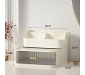 Cosmetics Transparent Storage Box Desktop Drawer Storage Box Office Desk Organizing Shelves
