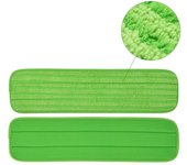 Kit de repuesto de almohadillas de microfibra para fregona, paquete de 2 cabezales de fregona lavables y reutilizables para 14-18 pulgadas