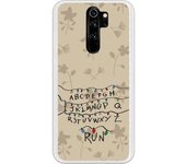 Funda compatible con Xiaomi Redmi Note 8 Pro - Be Unique Funda Gel stranger pared luces