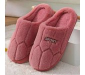 Zapatillas de algodón acolchadas antideslizantes para hombre y mujer, pantuflas cálidas y mensuales para interiores y el hogar, bonitas Zapatillas de algodón peludas para invierno