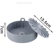 Olla de silicona para freidora de Aire reutilizable, accesorios para Horno, accesorios de Cocina, Pan, Frito chicken, Pizza, cesta, bandeja para hornear, herramienta