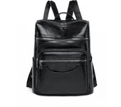 Anti-robo Mujer Mochila de Cuero de pu mochila de Bolsa de mano Mochilas Casual