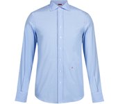 CHCH Men's Shirt Long Sleeved Polo Shirt Work Formal Shirt Men's Button Up Shirt