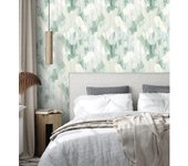 Muestra DIN A4 de Papel pintado vinílico ecológico de diseño artístico de pinturas acuarela con textura en r - Blaine 681457 de GAULAN