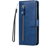 Luxury Zipper Leather Case for Iphone 16 15 14 13 12 11 Pro Max Flip Retro Wallet Book Card Holder for Iphone X XR XS Max 7 8