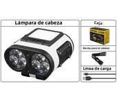 Owl Headlamp Type-c Rechargeable Headlight Portable Rotating Hunting Lights Led Flashlight Fishing Front Bicycle Light