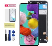 A51 Screen Replacement for Samsung Galaxy A51 A515 A515F A515F/DS Lcd Display Touch Screen with Frame Digitizer Assembly Parts