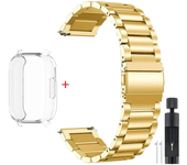 Case+ Metal Strap For Redmi Watch 5 Active TPU Soft Case For Xiaomi Redmi Watch 5 Lite Men Stainless Steel Watchband Correa