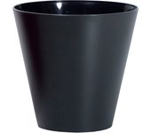 Prosperplast Maceta TUBUS 28,5L - Alta Capacidad - Diseño Moderno - Blanco