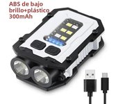 EDC Tactical Flashlight Portable Mini LED Light Outdoor Camping Hiking Tools USB Rechargeable Running Emergency Hiking Lantern