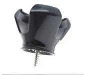 Golf Ball Pickup Clip, Zinc Alloy and Rubber Golf Products, Practical Golf Training Accessories