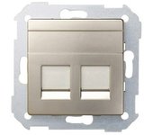 Tapa informática 2 tomas RJ45 cava SIMON 82006-34