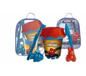 CUBO PLAYA CON MOCHILA SPIDERMAN MONDO