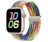 Braided Strap For Apple Watch Band 44mm 40mm 45mm 49mm 41mm 38 buckle Bracelet  iWatch Series se 7 6 8 9 10 Ultra2 Magnetic Band